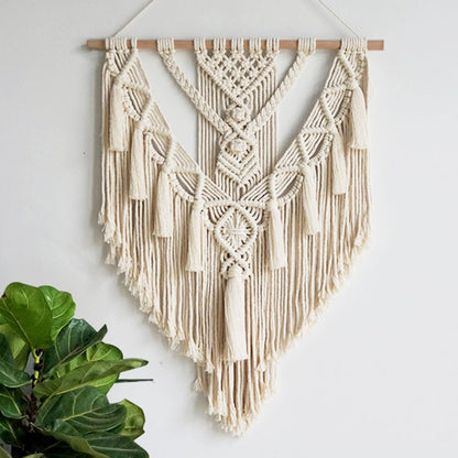 UrbanLuxo™ Hand-woven Pendant Macrame Tapestry Bohemian Crafts