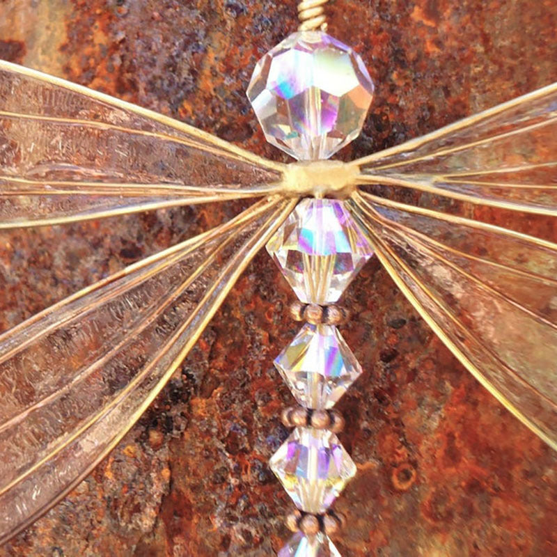 Dragonfly Window Exquisite Wings Metal Sun Catcher Pendant